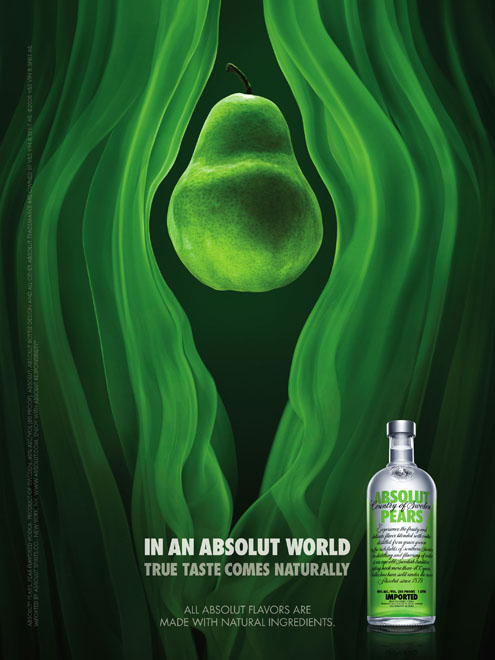 Campagne In an Absolut World - Absolut Pears