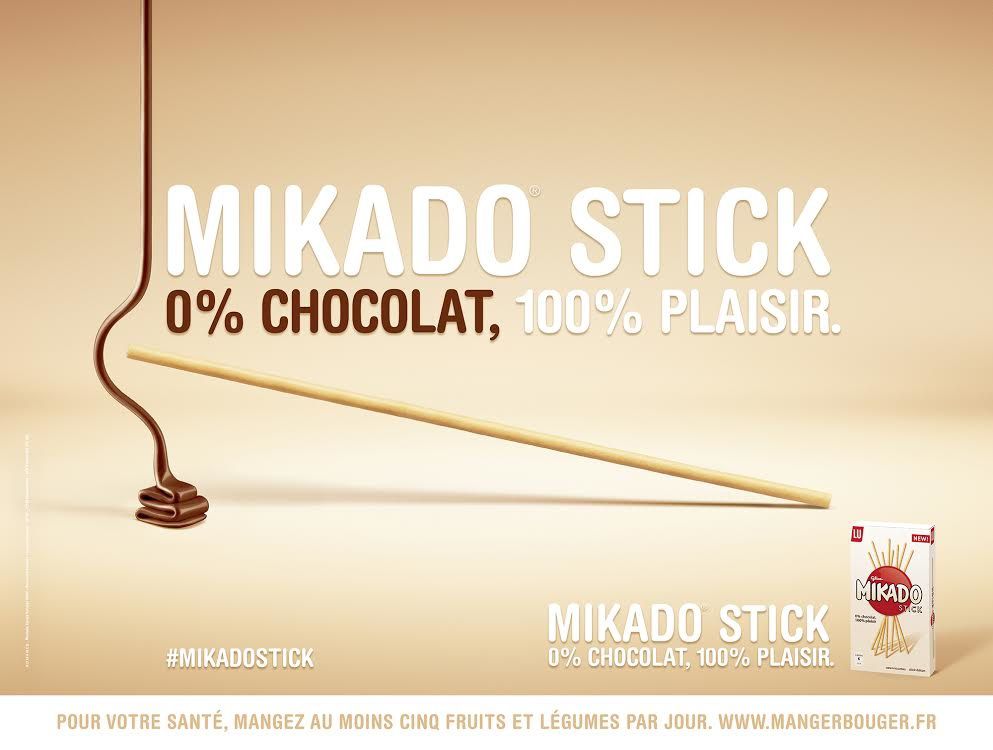 Campagne Mikado Stick - 0% chocolat, 100% plaisir